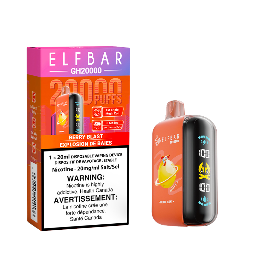 Elf Bar GH20k Disposable Vape - Berry Blast Infinite Vapes Canada Elf Bar GH20k Disposable Vape - Berry Blast Infinite Vapes Canada