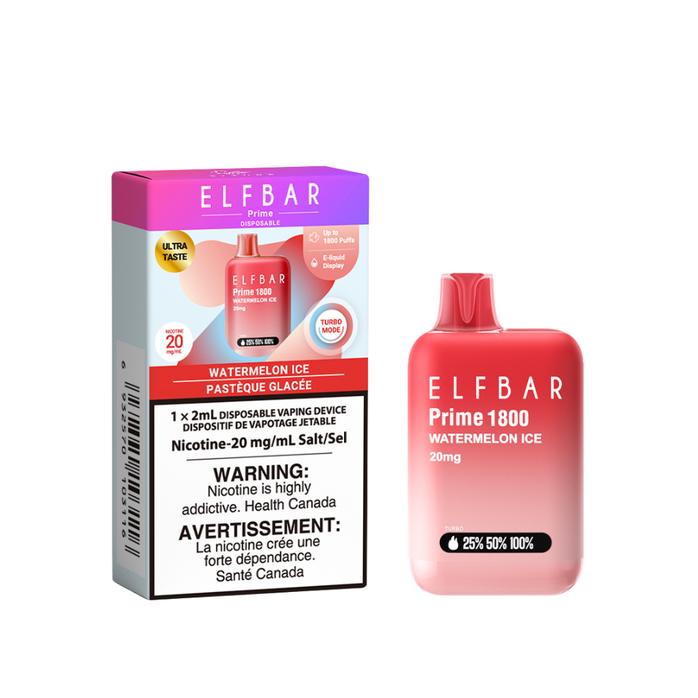 Elf Bar Prime 1800 - Watermelon Ice