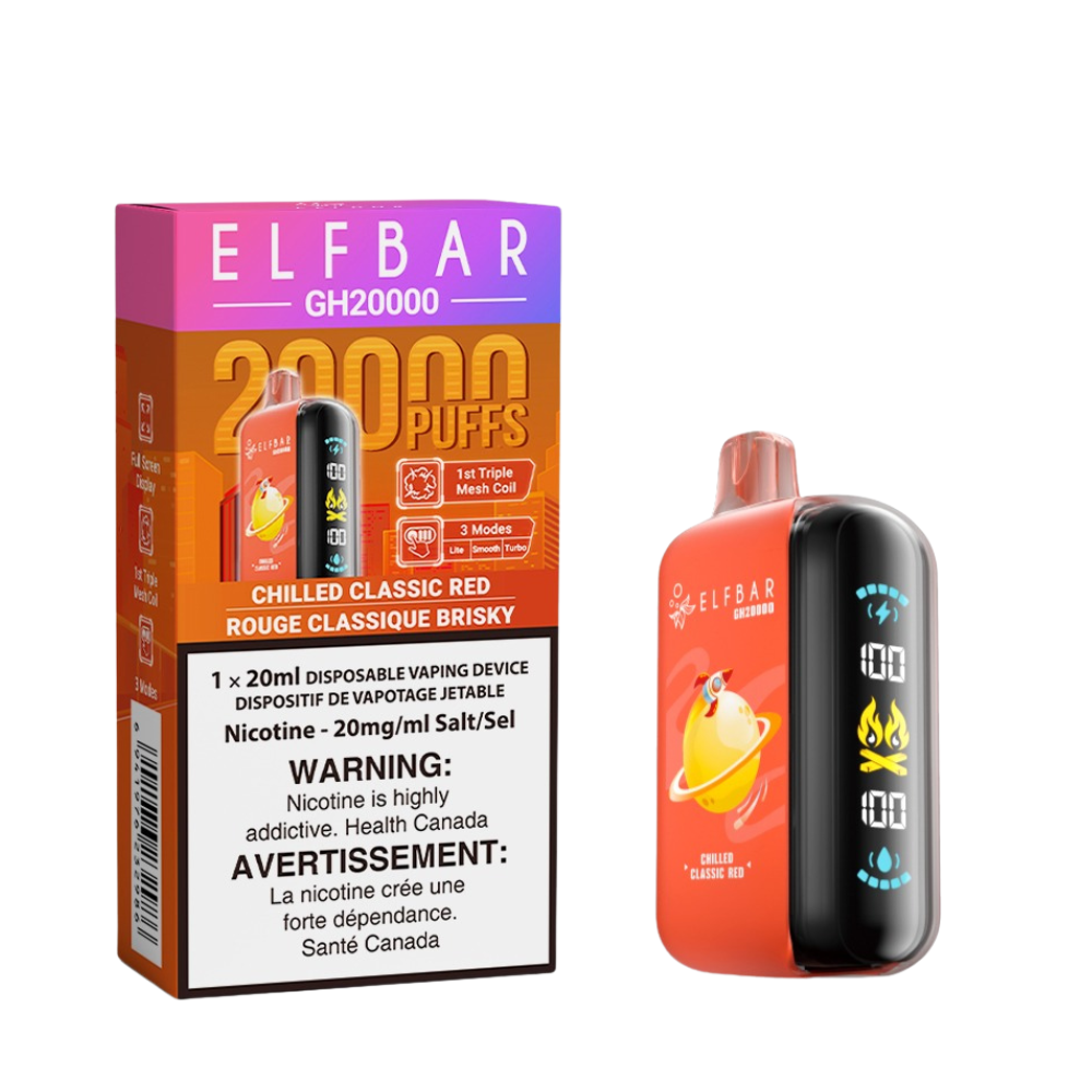 Elf Bar GH20k Disposable Vape - Chilled Classic Red