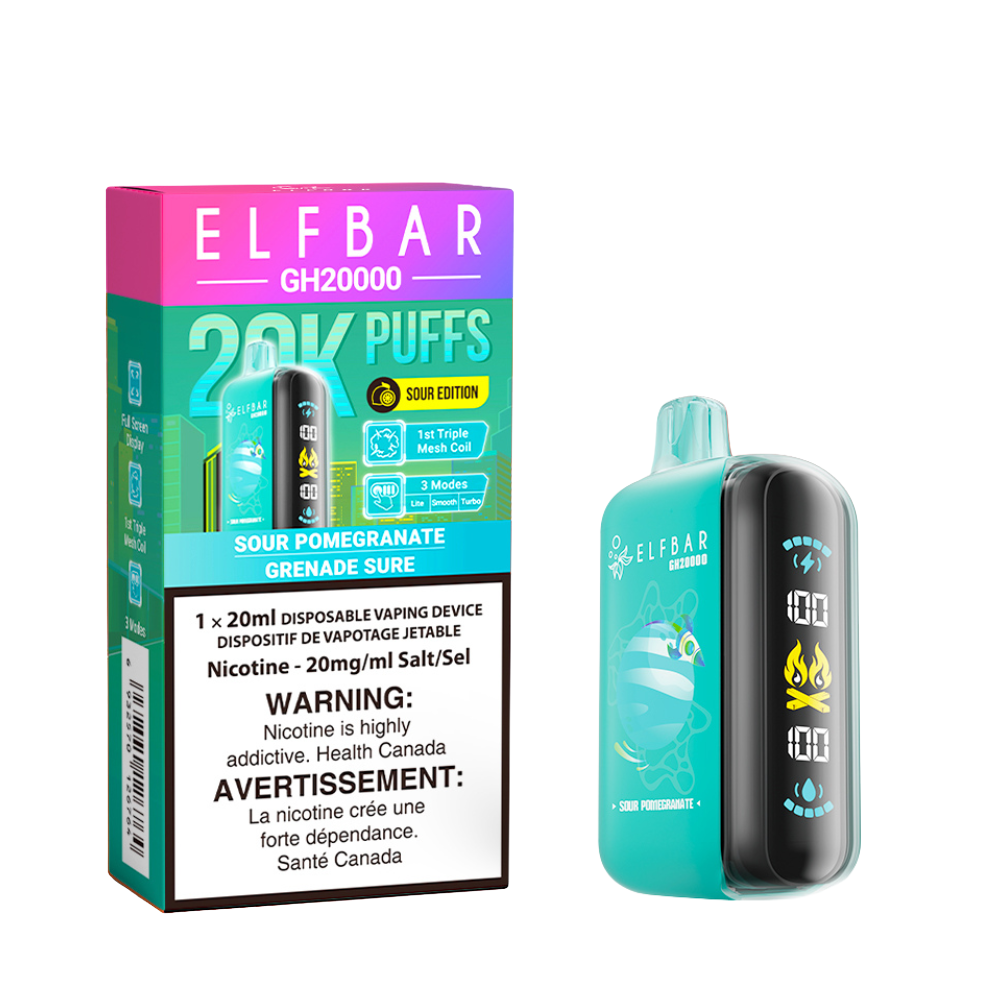 Elf Bar GH20k Disposable Vape - Sour Pomegranate Infinite Vapes Canada Elf Bar GH20k Disposable Vape - Sour Pomegranate Infinite Vapes Canada