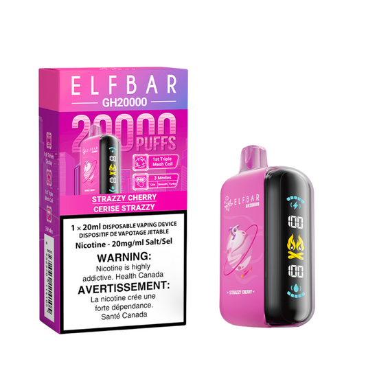 Elf Bar GH20k Disposable Vape - Strazzy Cherries