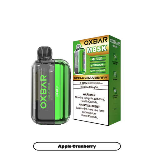 Oxbar M85K Disposable Vape - Apple Cranberry