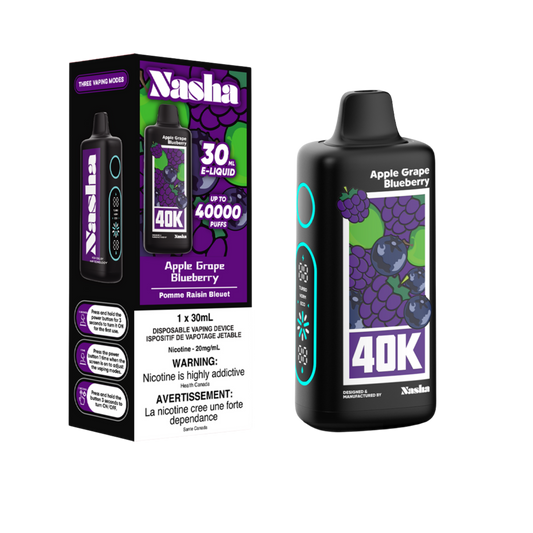 Nasha 40K Disposable Vape - Apple Grape Blueberry