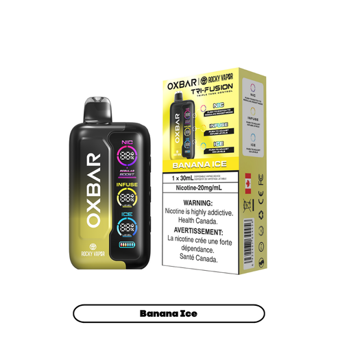 Rocky Vapor Oxbar Tri Fusion 42K - Banana Ice