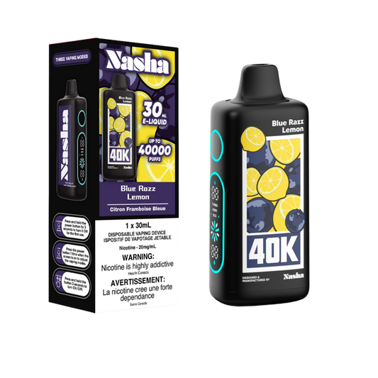 Nasha 40K Disposable Vape - Blue Razz Lemon