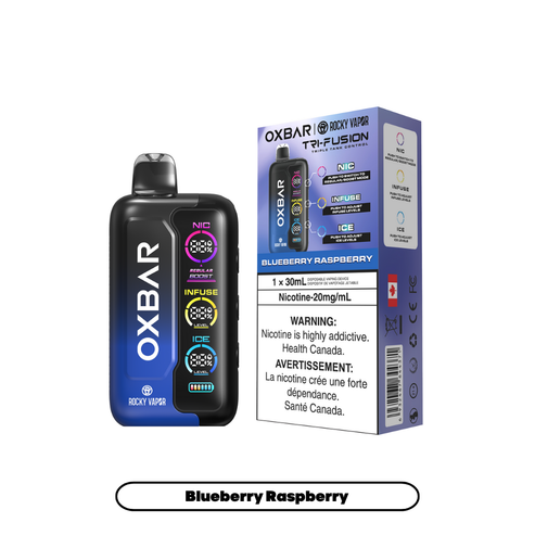 Rocky Vapor Oxbar Tri Fusion 42K - Blueberry Raspberry