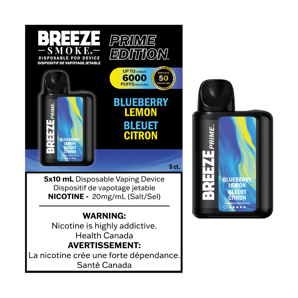 Breeze Prime S50 6000 - Blueberry Lemon