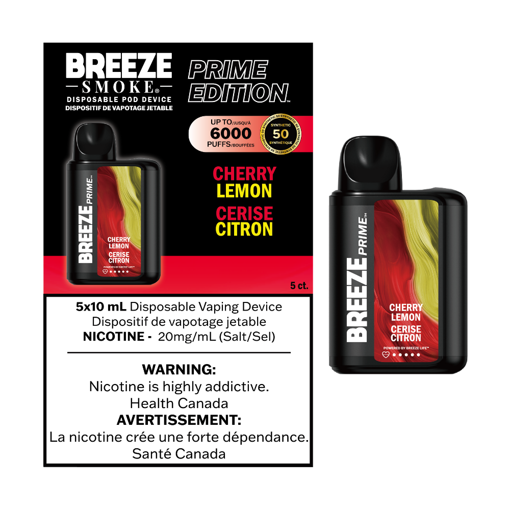 Breeze Prime S50 6000 - Cherry Lemon