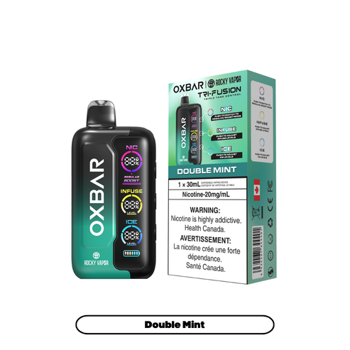 Rocky Vapor Oxbar Tri Fusion 42K - Double Mint