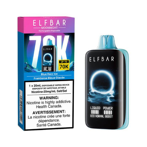Elf Bar MoonNight 70K - Blue Razz Ice