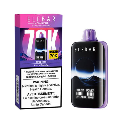 Elf Bar MoonNight 70K - Grape Ice