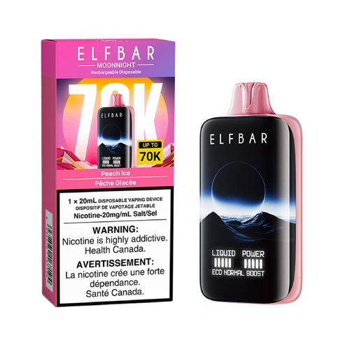 Elf Bar MoonNight 70K - Peach Ice