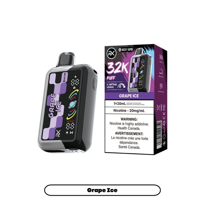 Rocky Vapor RX 32K - Grape Ice