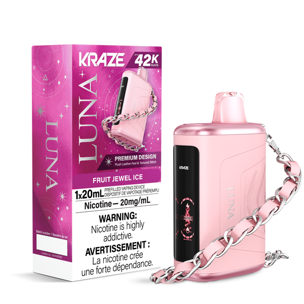 Kraze Luna 42K Disposable Vape - Fruit Jewel Ice Infinite Vapes Canada Kraze Luna 42K Disposable Vape - Fruit Jewel Ice Infinite Vapes Canada