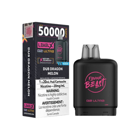 Level X Flavour Beast G2 Ultra Pod 50K - Dub Dragon Melon