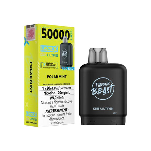 Level X Flavour Beast G2 Ultra Pod 50K - Polar Mint