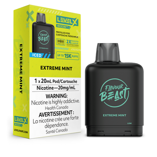Level X Boost 25K Pods - Extreme Mint Iced