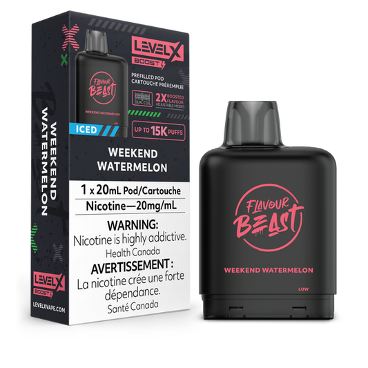 Level X Boost 25K Pods - Weekend Watermelon Iced