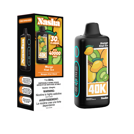Nasha 40K Disposable Vape - Mango Kiwi Ice