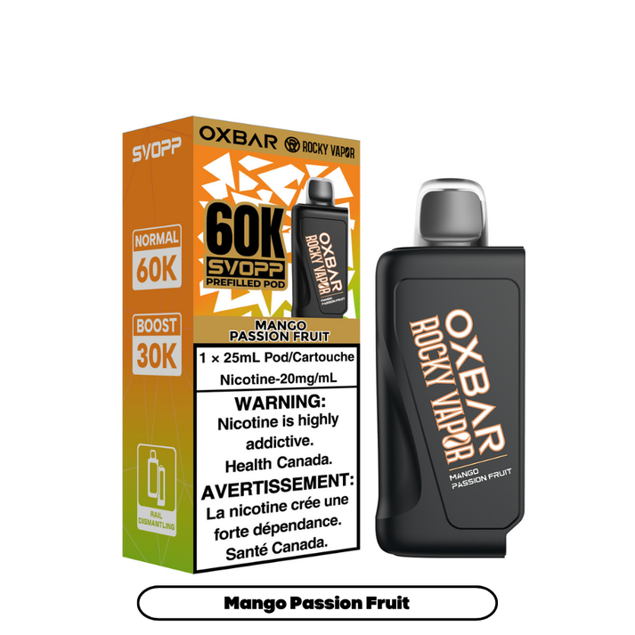 Rocky Vapor Svopp 60K Pro Pods - Mango Passion Fruit