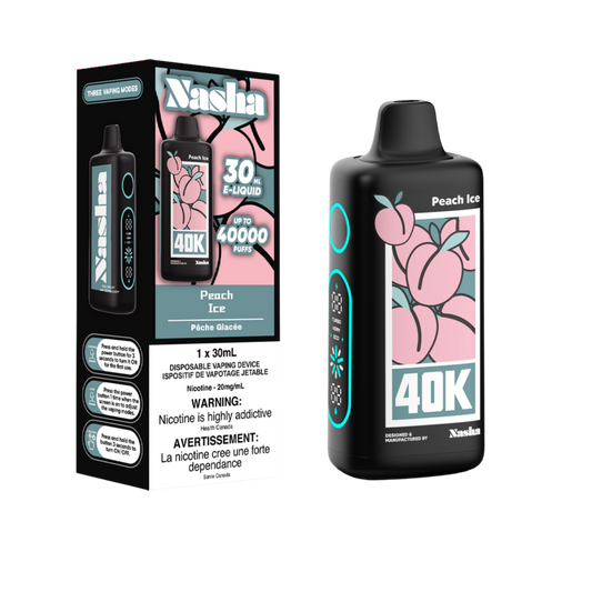 Nasha 40K Disposable Vape - Peach Ice