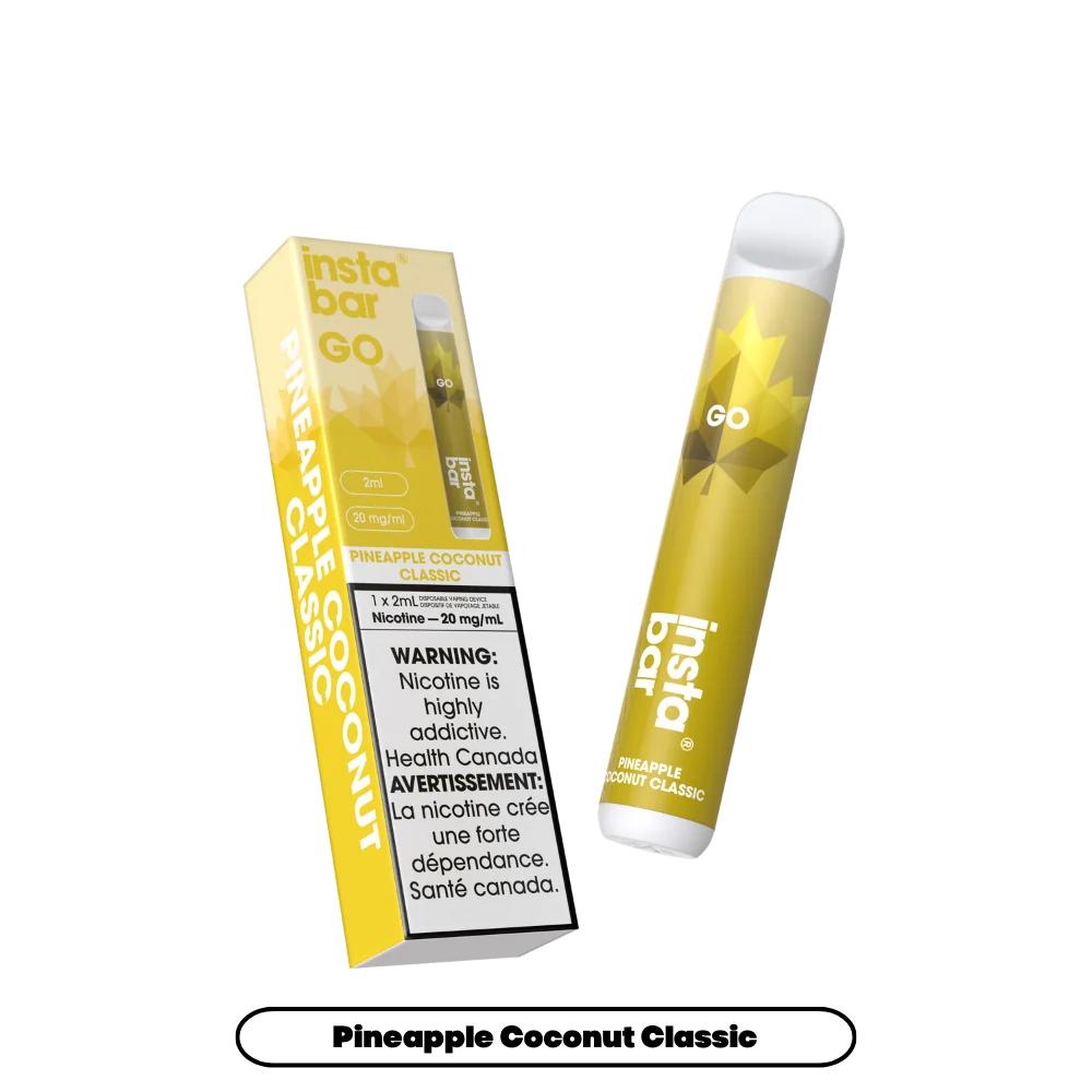 Insta Bar Go Disposable Vape - Pineapple Coconut Classic