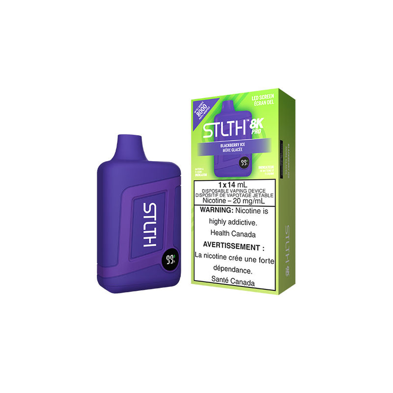 STLTH 8K Pro Blackberry Ice Disposable Vape