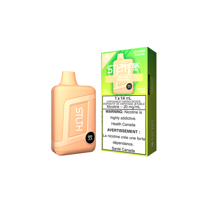 STLTH 8K Pro Juicy Peach Disposable Vape