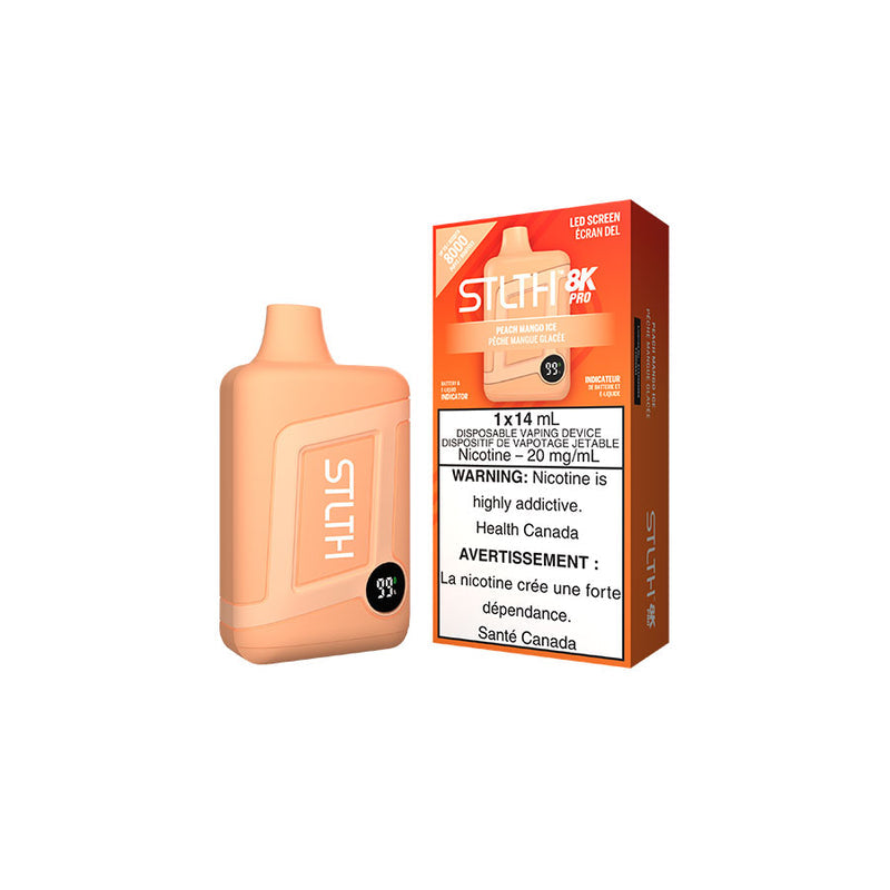 STLTH 8K Pro Peach Mango Ice Disposable Vape