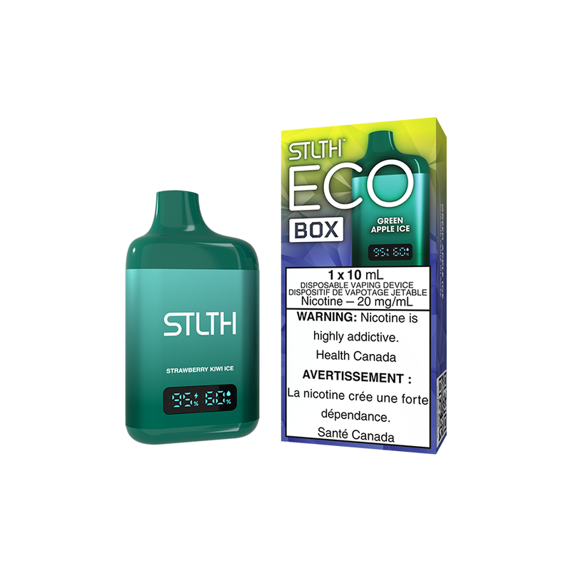 Stlth Eco Box 10ml Disposable - Green Apple Ice