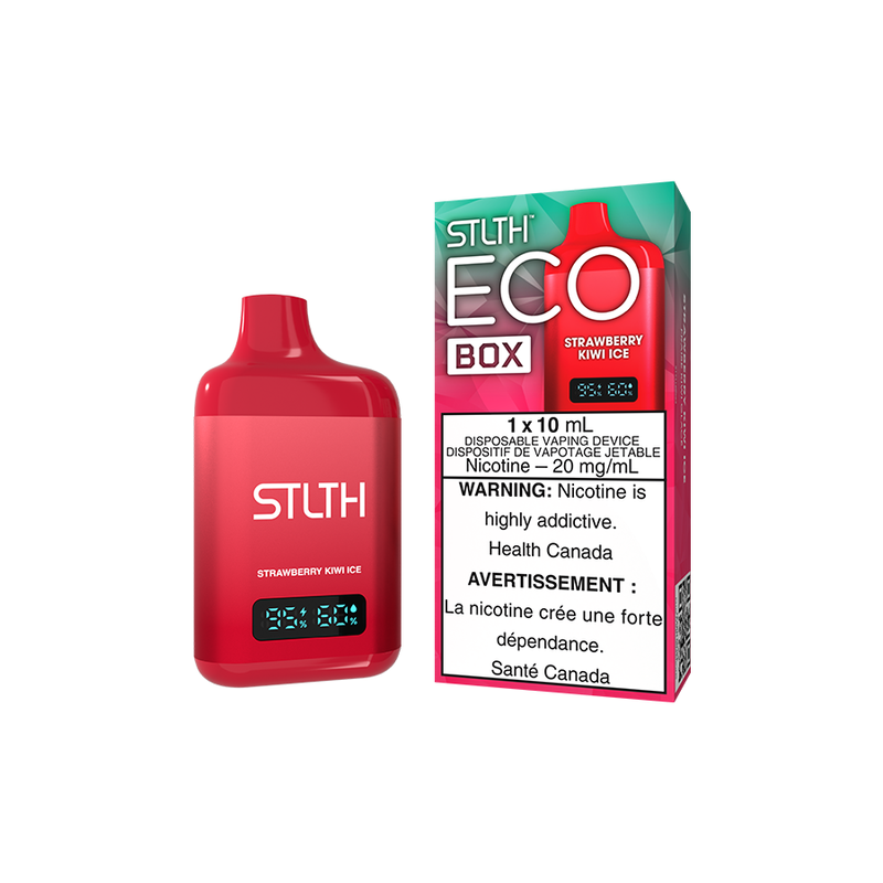 Stlth Eco Box 10ml Disposable - Strawberry Kiwi Ice