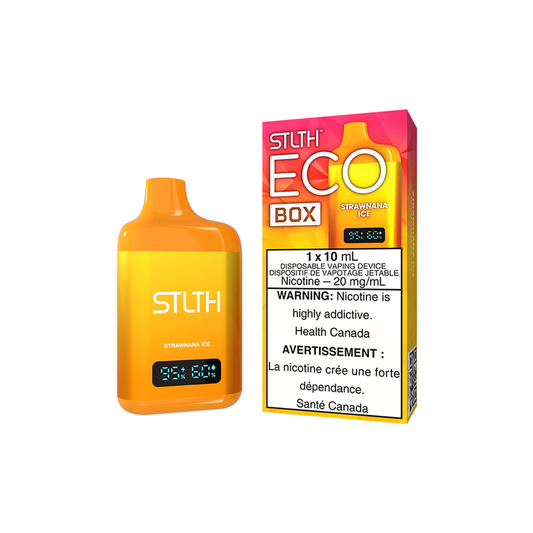 Stlth Eco Box 10ml Disposable - Strawnana Ice