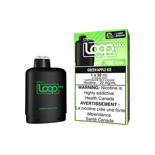 STLTH Loop Max 70K Pods - Green Apple Ice