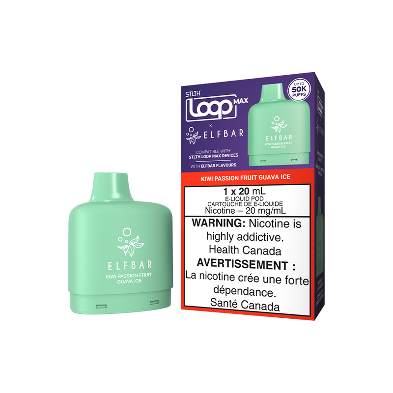 STLTH Loop Max x Elfbar 50K Pods - Kiwi Passion Fruit Guava Ice