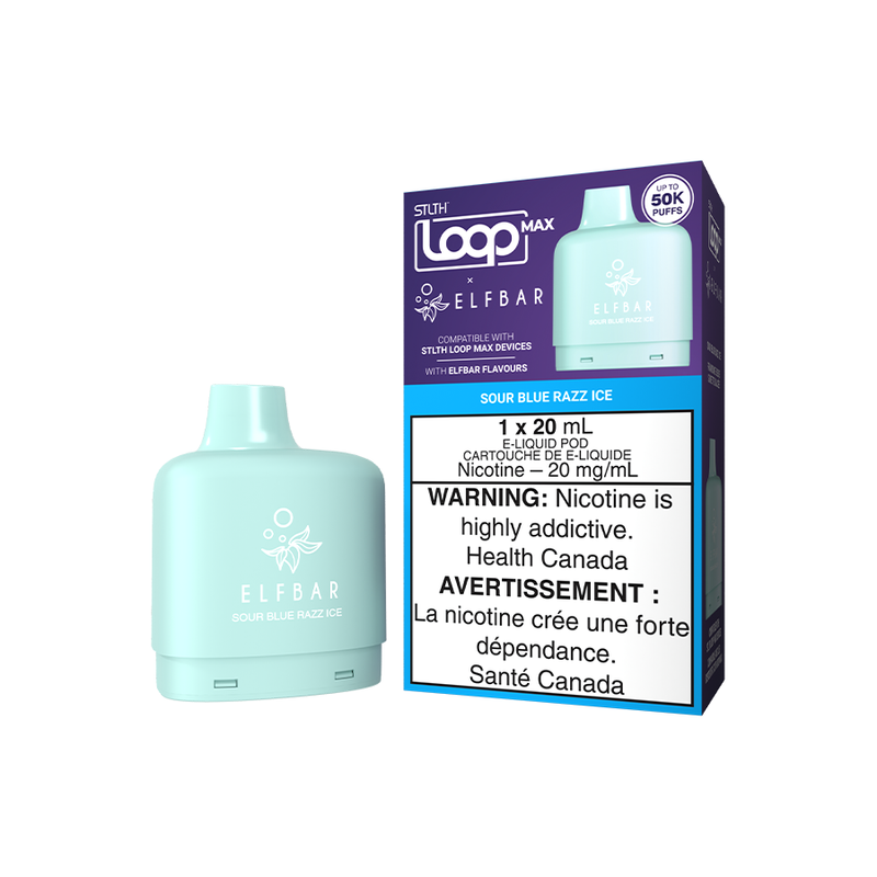STLTH Loop Max x Elfbar 50K Pods - Sour Blue Razz Ice