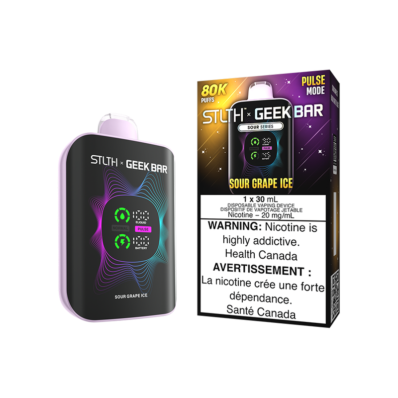 STLTH x Geek Bar 80K - Sour Grape Ice