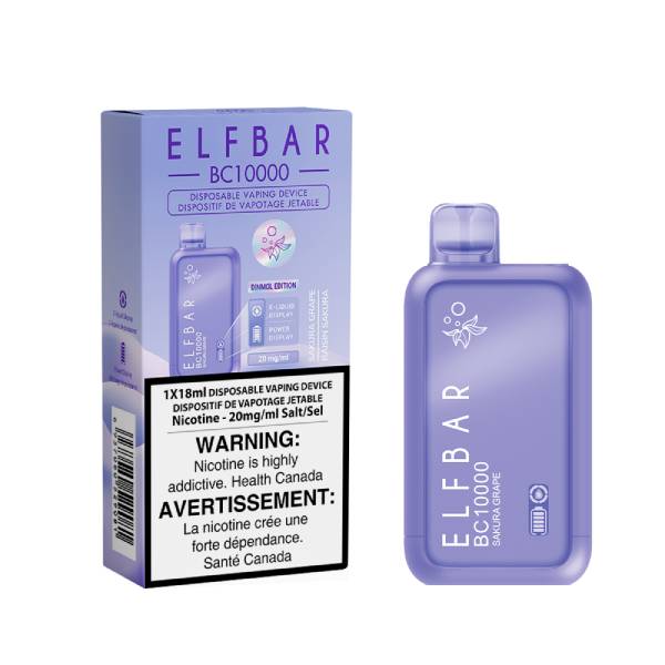 Elf Bar BC10000 Sakura Grape Disposable Vape