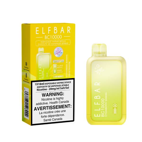Elf Bar BC10000 Strawberry Banana Disposable Vape