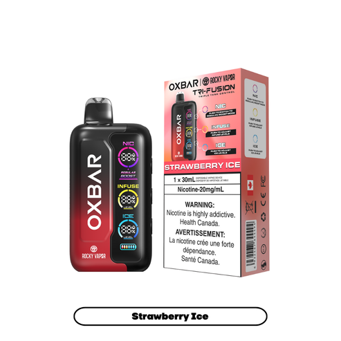 Rocky Vapor Oxbar Tri Fusion 42K - Strawberry Ice