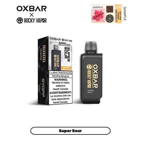 Oxbar Svopp 16K Pods - Super Sour
