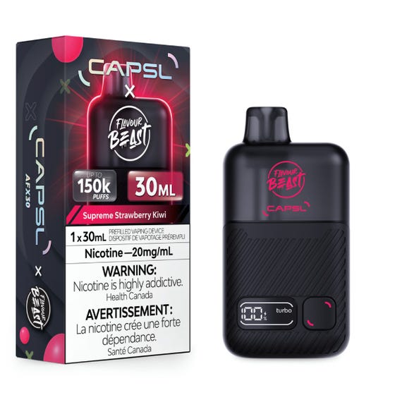 CAPSL x Flavour Beast AFX30 - Supreme Strawberry Kiwi Iced