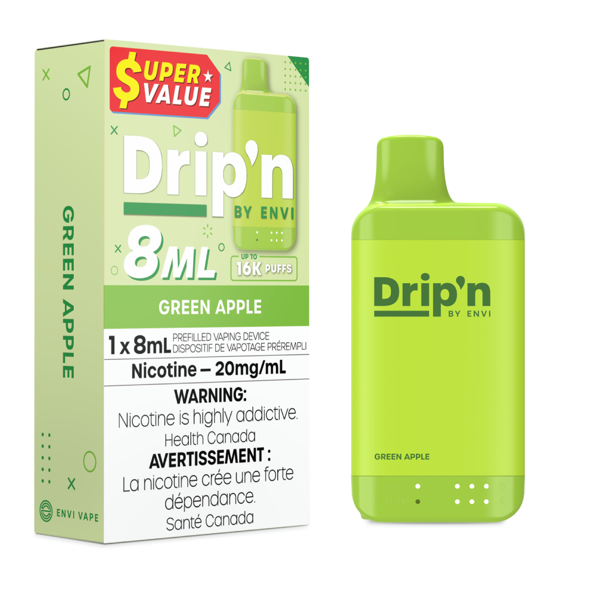 Drip'n 16K - Green Apple