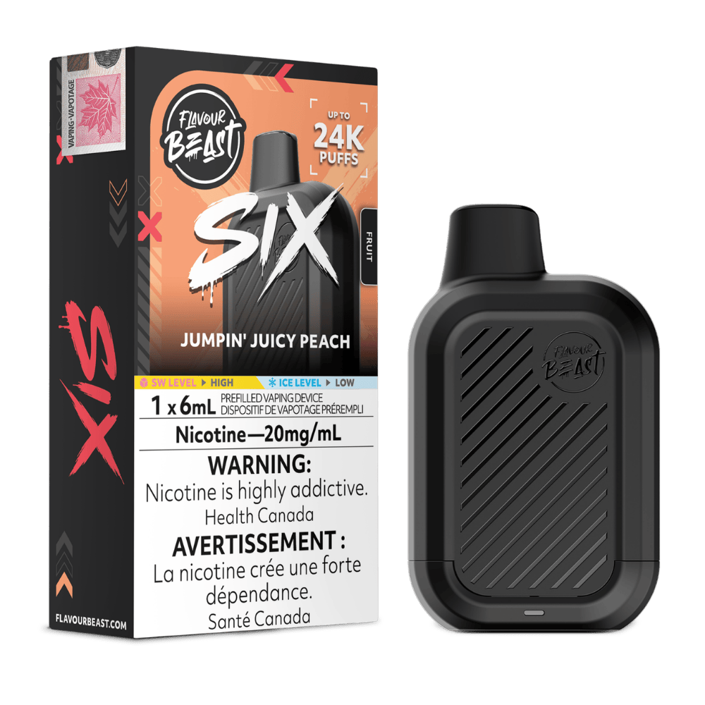 Flavour Beast Six 6ML - Jumpin Juicy Peach
