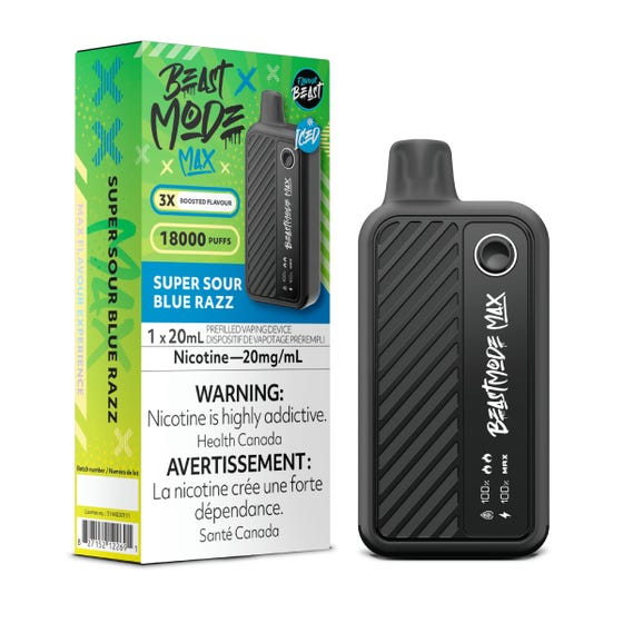 Flavour Beast Beast Mode Max 18K - Super Sour Blue Razz