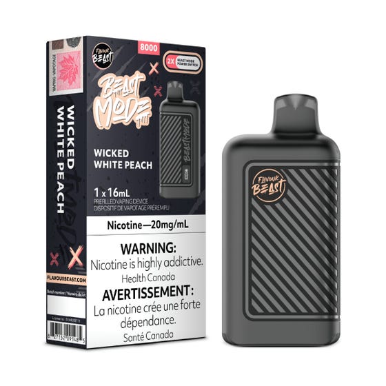 Flavour Beast BEAST MODE 8K Wicked White Peach