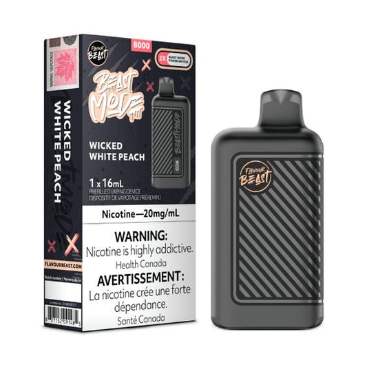 Flavour Beast BEAST MODE 8K Wicked White Peach