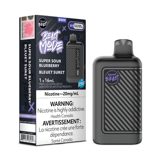 Flavour Beast BEAST MODE 8K Super Sour Blueberry Iced