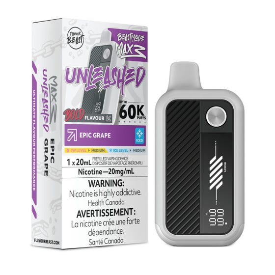 Flavour Beast Beast Mode Max 3 60K - Epic Grape Iced