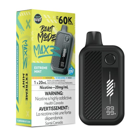 Flavour Beast Beast Mode Max 3 60K - Extreme Mint Iced
