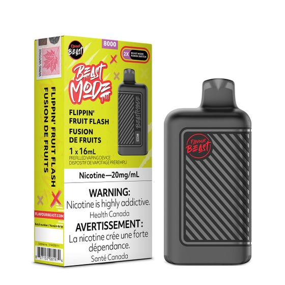 Flavour Beast BEAST MODE 8K Flippin Fruit Flash - Online Vape Shop Canada - Quebec and BC Shipping Available